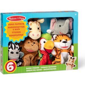 Melissa & Doug Barn Buddies Hand Puppets, Set of 6 NWT
